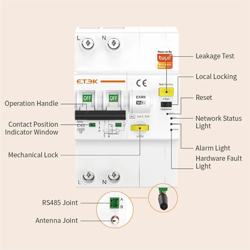 ETEK-EKR0-Smart-RCBO