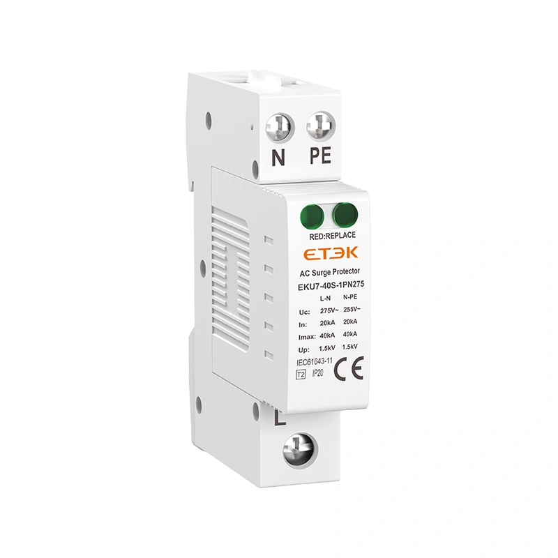 EKU7-T2-40 Dispositivo de proteção contra picos de tensão CA Tipo 2 40kA