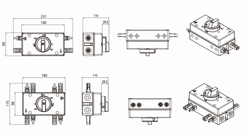 ekd6 el32 isolador dc 17